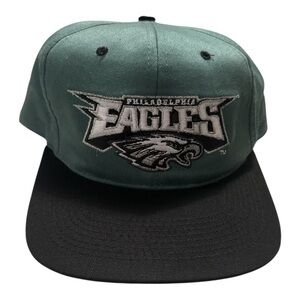 Vintage KMG NFL Pro Model Philadelphia Eagles Football LOGO Hat Snapback
